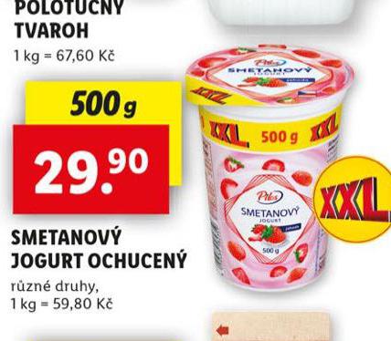 SMETANOV JOGURT OCHUCEN