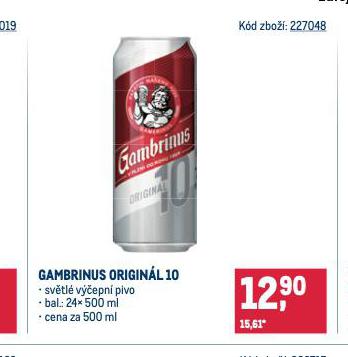 PIVO GAMBRINUS