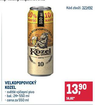 PIVO VELKOPOPOVICK KOZEL