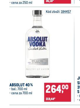 ABSOLUT VODKA