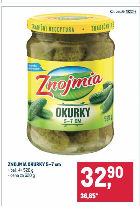 ZNOJMIA OKURKY