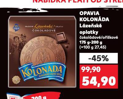 OPAVIA KOLONDA TRADIN OPLATKY
