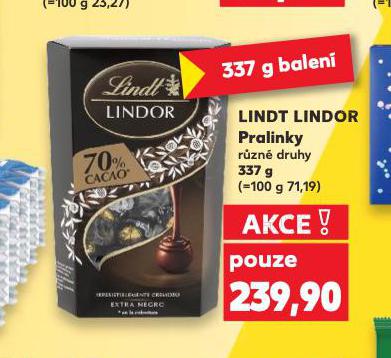 LINDT LINDOR PRALINKY