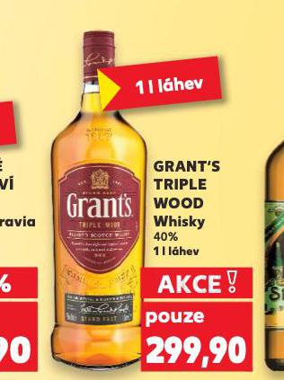 GRANT'S TRIPLE WOOD WHISKY