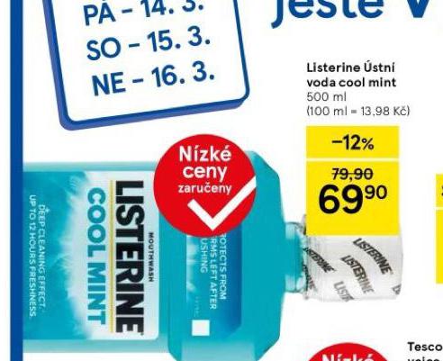 LISTERINE STN VODA