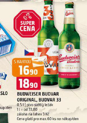 PIVO BUDVAR 33