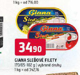 GIANA SLEOV FILETY