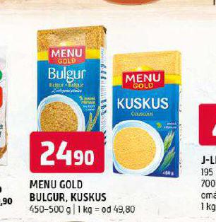 MENU GOLD BULGUR