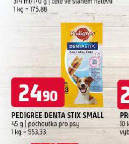 PEDIGREE DENTASTIX POCHOUTKY PRO PSY