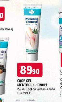 GEL MENTHOL + KONOP