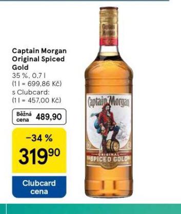 CAPTAIN MORGAN ORIGINAL SPICED GOLD