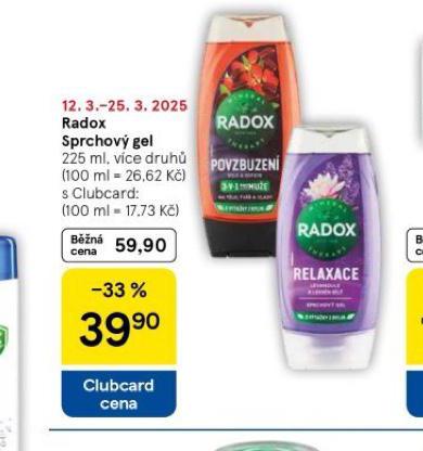 RADOX SPRCHOV GEL