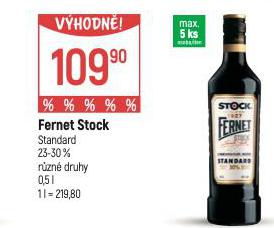 FERNET STOCK