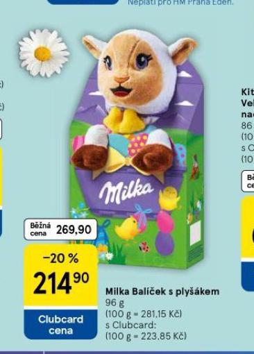 MILKA BALEK S PLYKEM