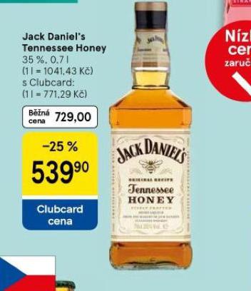 JACK DANIELS TENNESSEE HONEY