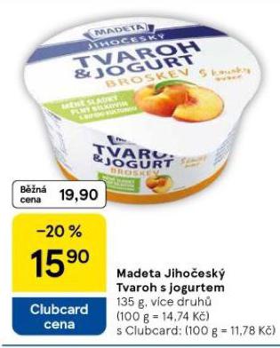 MADETA JIHOESK TVAROH S JOGURTEM