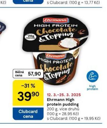EHRMANN HIGH PROTEIN  PUDDING