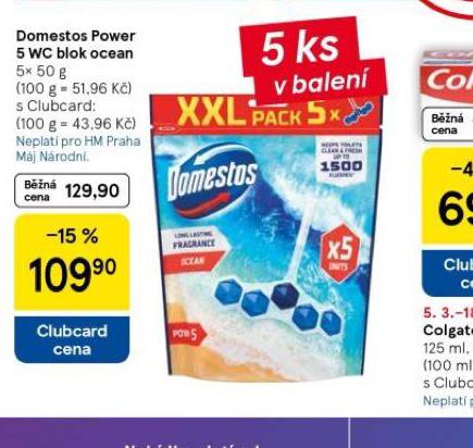 DOMESTOS 5 WC BLOK OCEAN