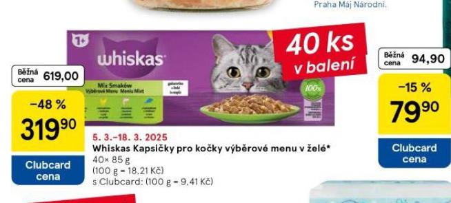 WHISKAS KAPSIKY PRO KOKY