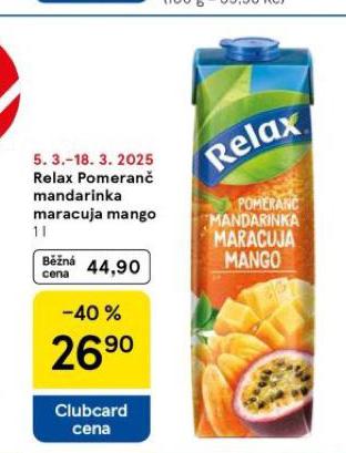 RELAX POMERAN MANDARINKA MARACUJA MANGO