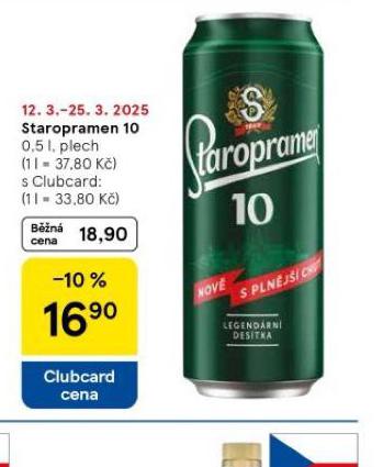 PIVO STAROPRAMEN 10