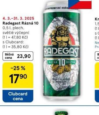 PIVO RADEGAST RZN 10