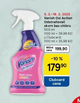 VANISH OXI ACTION ODSTRAOVA SKVRN