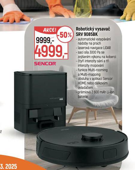 ROBOTICK VYSAVA SENCOR