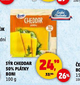 SR CHEDDAR 50% PLTKY BONI