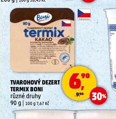 TVAROHOV DEZERT TERMIX BONI