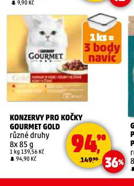 GOURMET GOLD KONZERVY PRO KOKY