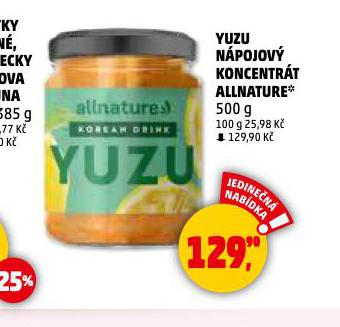 YUZU NPOJOV KONCENTRT ALLNATURE