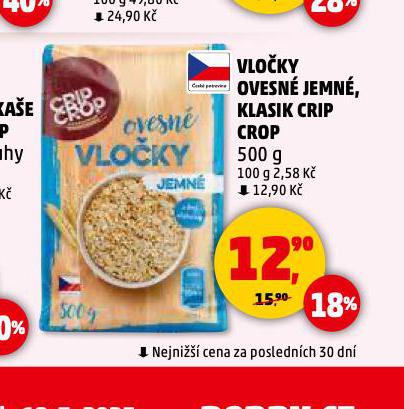 VLOKY JEMN, KLASIK CRIP CROP