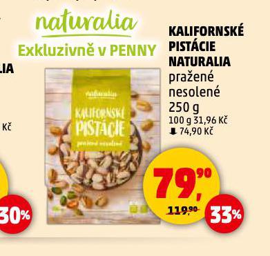 KALIFORNSK PISTCIE NATURALIA