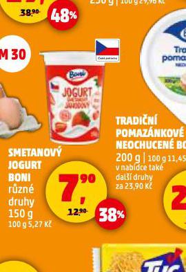 SMETANOV JOGURT BONI