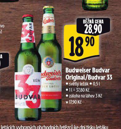 PIVO BUDVAR 33