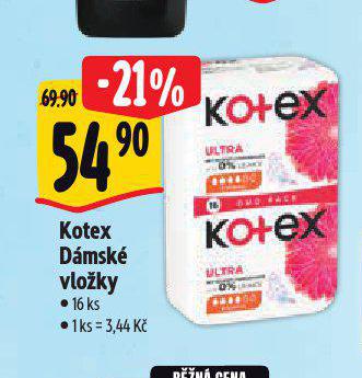 KOTEX DMSK VLOKY