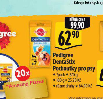 PEDIGREE DENTASTIX POCHOUTKY PRO PSY