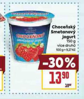 CHOCESK SMETANOV JOGURT