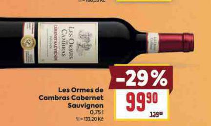 LES ORMES DE CAMBRAS CABERNET SAUVIGNON