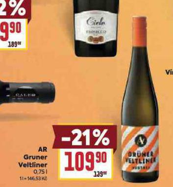AR GRUNER VELTLINER