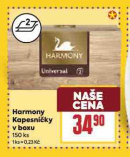 HARMONY PAPROV KAPESNKY