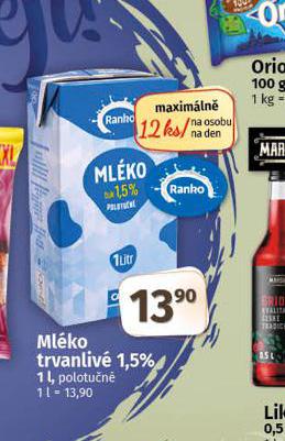 TRVANLIV MLKO 1,5%