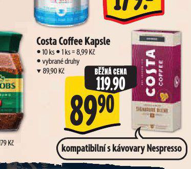 COSTA COFFEE KVOV KAPSLE