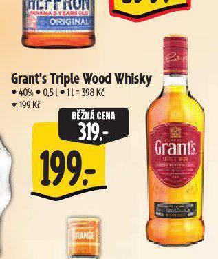 GRANT'S TRIPLE WOOD WHISKY