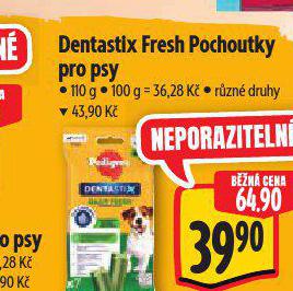 PEDIGREE DENTASTIX POCHOUTKY PRO PSY