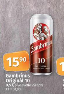 PIVO GAMBRINUS ORIGINL