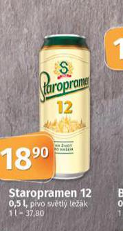 PIVO STAROPRAMEN 12