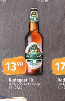 PIVO RADEGAST RZN 10