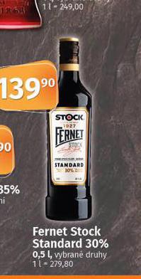 FERNET STOCK STANDARD 30%